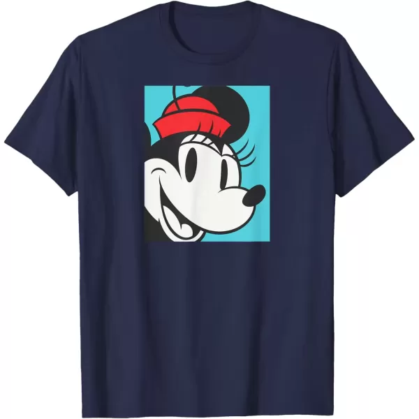 imageAmazon Essentials Mens Minnie Boxed Portrait TShirt Black SmallNavy Blue