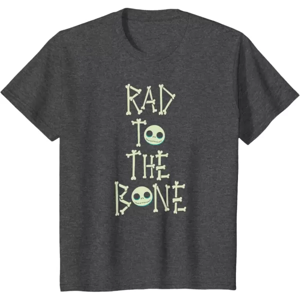 imageAmazon Essentials Nightmare Before Christmas Rad to the Bone TShirtDark Heather Grey