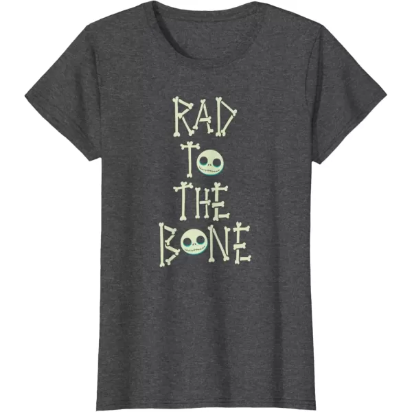 imageAmazon Essentials Nightmare Before Christmas Rad to the Bone TShirtDark Heather Grey