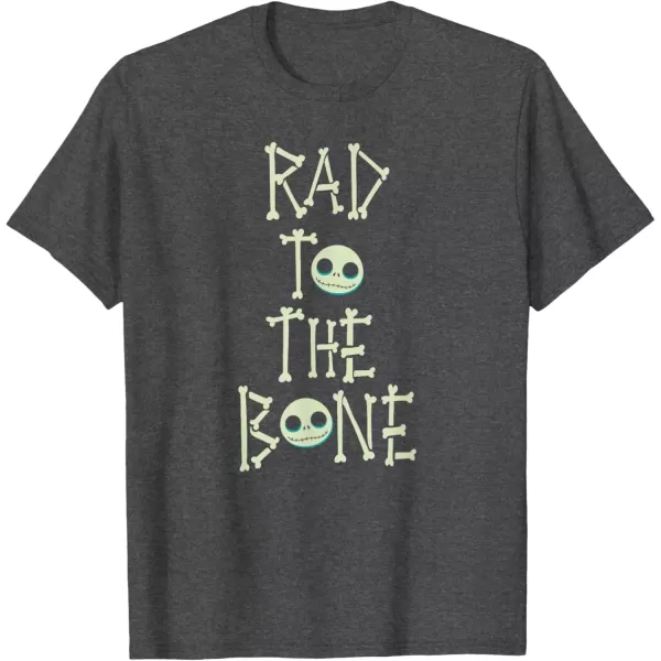 imageAmazon Essentials Nightmare Before Christmas Rad to the Bone TShirtDark Heather Grey