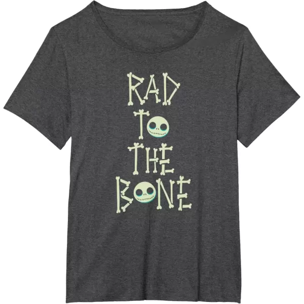 imageAmazon Essentials Nightmare Before Christmas Rad to the Bone TShirtDark Heather Grey