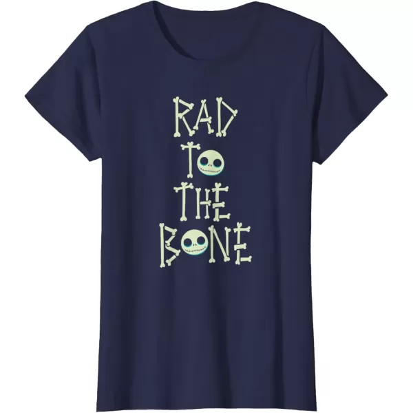 imageAmazon Essentials Nightmare Before Christmas Rad to the Bone TShirtNavy Blue