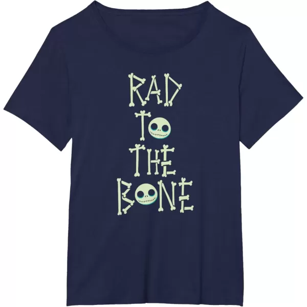 imageAmazon Essentials Nightmare Before Christmas Rad to the Bone TShirtNavy Blue