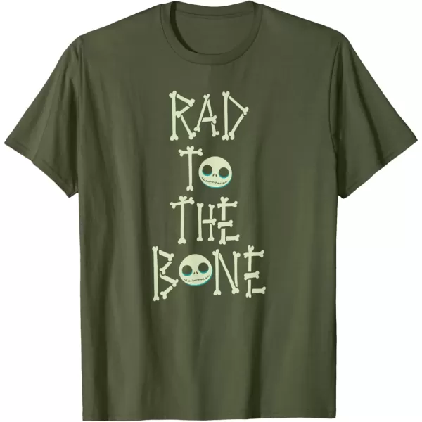 imageAmazon Essentials Nightmare Before Christmas Rad to the Bone TShirtOlive Green