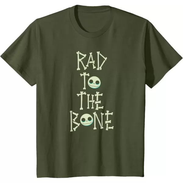 imageAmazon Essentials Nightmare Before Christmas Rad to the Bone TShirtOlive Green