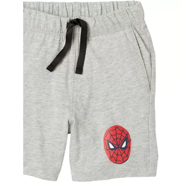 imageAmazon Essentials Disney  Marvel  Star Wars Boys and Toddlers Outfit Sets Previously Spotted Zebra Pack of 5Marvel Spiderman