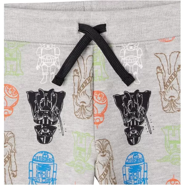 imageAmazon Essentials Disney  Marvel  Star Wars Boys and Toddlers Outfit Sets Previously Spotted Zebra Pack of 5Star Wars Wookiee