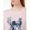 imageAmazon Essentials Disney  Marvel  Star Wars Womens Lightweight Crewneck SweatersMinnie Peace