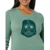 imageAmazon Essentials Disney  Marvel  Star Wars Womens Lightweight Crewneck SweatersStar Wars Vader