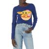 imageAmazon Essentials Disney  Marvel  Star Wars Womens Lightweight Crewneck SweatersStar Wars Grogu  Womens