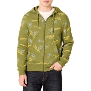 imageAmazon Essentials Disney  Marvel  Star Wars Mens Fleece FullZip Hoodie Sweatshirts Available in Big ampamp TallMickey and Friends