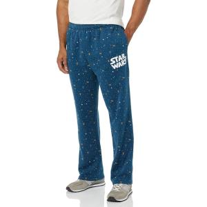 imageAmazon Essentials Disney  Marvel  Star Wars Mens Fleece Sweatpant Available in Big ampamp TallStar Wars Logo Ships