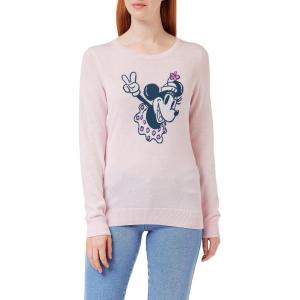 imageAmazon Essentials Disney  Marvel  Star Wars Womens Lightweight Crewneck SweatersMinnie Peace