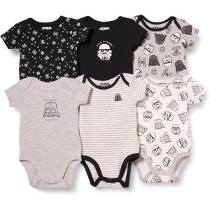 imageAmazon Essentials unisexbaby ShortSleeve BodysuitsStar Wars Tiny Trooper