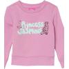 imageAmazon Essentials Disney  Marvel  Star Wars  Princess Girls and Toddlers Fleece Pullover Crew SweatshirtPrincess Jasmine