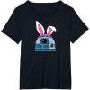 imageAmazon Essentials Star Wars R2D2 Spring Easter Bunny Ears TShirtBlack