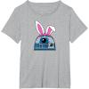 imageAmazon Essentials Star Wars R2D2 Spring Easter Bunny Ears TShirtHeather Grey