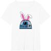 imageAmazon Essentials Star Wars R2D2 Spring Easter Bunny Ears TShirtWhite