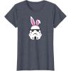 imageAmazon Essentials Star Wars Stormtrooper Spring Easter Bunny Ears TShirtHeather Blue