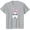 imageAmazon Essentials Star Wars Stormtrooper Spring Easter Bunny Ears TShirtHeather Grey