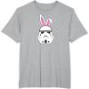 imageAmazon Essentials Star Wars Stormtrooper Spring Easter Bunny Ears TShirtHeather Grey