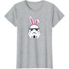 imageAmazon Essentials Star Wars Stormtrooper Spring Easter Bunny Ears TShirtHeather Grey