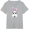 imageAmazon Essentials Star Wars Stormtrooper Spring Easter Bunny Ears TShirtHeather Grey