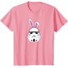 imageAmazon Essentials Star Wars Stormtrooper Spring Easter Bunny Ears TShirtPink