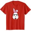 imageAmazon Essentials Star Wars Stormtrooper Spring Easter Bunny Ears TShirtRed