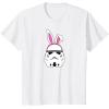 imageAmazon Essentials Star Wars Stormtrooper Spring Easter Bunny Ears TShirtWhite