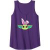 imageAmazon Essentials The Mandalorian Grogu Spring Easter Bunny Ears Tank TopPurple