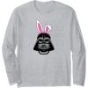 imageAmazon Essentials Star Wars Darth Vader Spring Easter Bunny Ears Long Sleeve TShirtHeather Grey