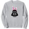 imageAmazon Essentials Star Wars Darth Vader Spring Easter Bunny Ears SweatshirtHeather Grey