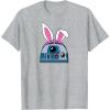 imageAmazon Essentials Star Wars R2D2 Spring Easter Bunny Ears TShirtHeather Grey