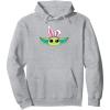 imageAmazon Essentials The Mandalorian Grogu Spring Easter Bunny Ears Pullover HoodieHeather Grey