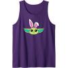 imageAmazon Essentials The Mandalorian Grogu Spring Easter Bunny Ears Tank TopPurple