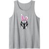 imageAmazon Essentials The Mandalorian Helmet Spring Easter Bunny Ears Tank TopHeather Grey