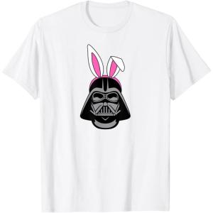 imageAmazon Essentials Star Wars Darth Vader Spring Easter Bunny Ears TShirtWhite