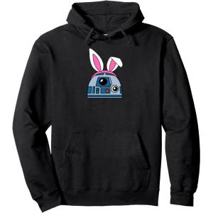 imageAmazon Essentials Star Wars R2D2 Spring Easter Bunny Ears Pullover HoodieBlack