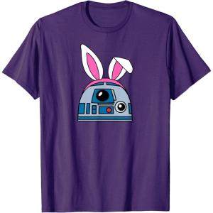 imageAmazon Essentials Star Wars R2D2 Spring Easter Bunny Ears TShirtPurple