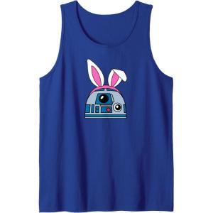 imageAmazon Essentials Star Wars R2D2 Spring Easter Bunny Ears Tank TopRoyal Blue