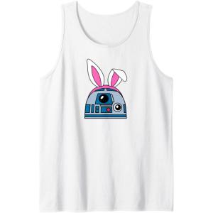 imageAmazon Essentials Star Wars R2D2 Spring Easter Bunny Ears Tank TopWhite