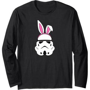 imageAmazon Essentials Star Wars Stormtrooper Spring Easter Bunny Ears Long Sleeve TShirtBlack