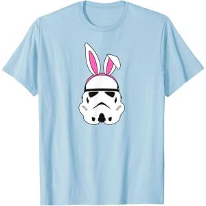 imageAmazon Essentials Star Wars Stormtrooper Spring Easter Bunny Ears TShirtBaby Blue