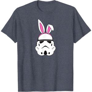 imageAmazon Essentials Star Wars Stormtrooper Spring Easter Bunny Ears TShirtHeather Blue