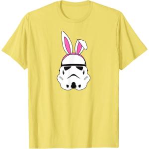 imageAmazon Essentials Star Wars Stormtrooper Spring Easter Bunny Ears TShirtLemon Yellow