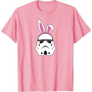 imageAmazon Essentials Star Wars Stormtrooper Spring Easter Bunny Ears TShirtPink