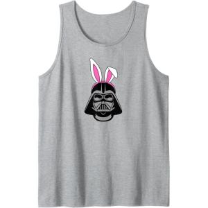 imageAmazon Essentials Star Wars Darth Vader Spring Easter Bunny Ears Tank TopHeather Grey