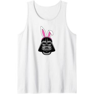 imageAmazon Essentials Star Wars Darth Vader Spring Easter Bunny Ears Tank TopWhite