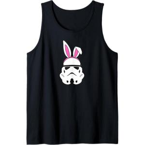 imageAmazon Essentials Star Wars Stormtrooper Spring Easter Bunny Ears Tank TopBlack